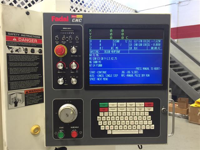 Fadal VMC-4020 HT, Machine ID: 6430